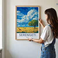 Serengeti Poster - Tanzania Wall Art