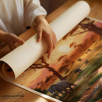 Serengeti Poster - Tanzania Wall Art