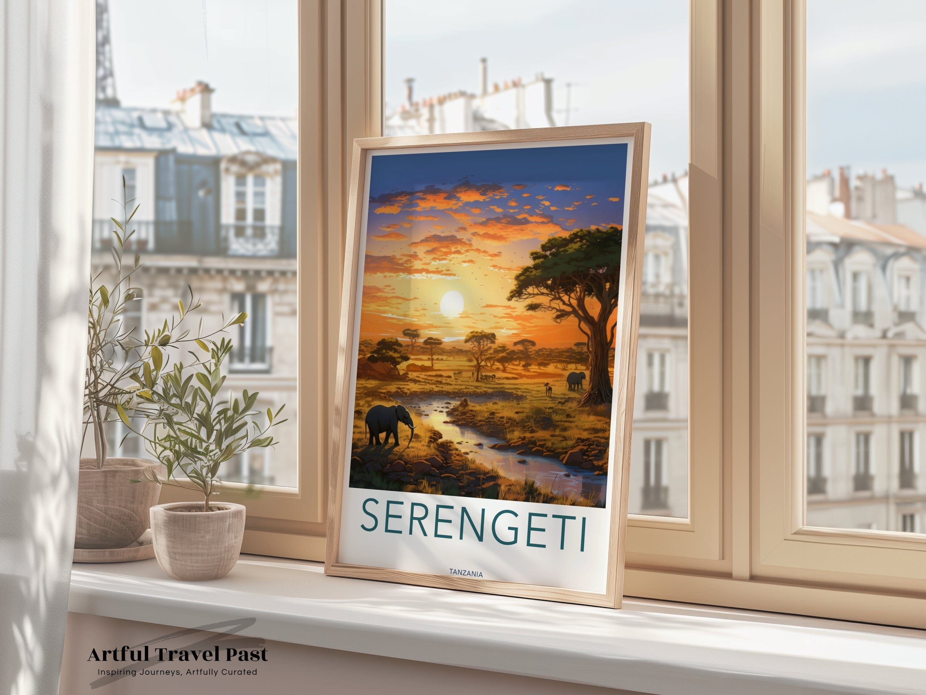 Serengeti Poster - Tanzania Wall Art