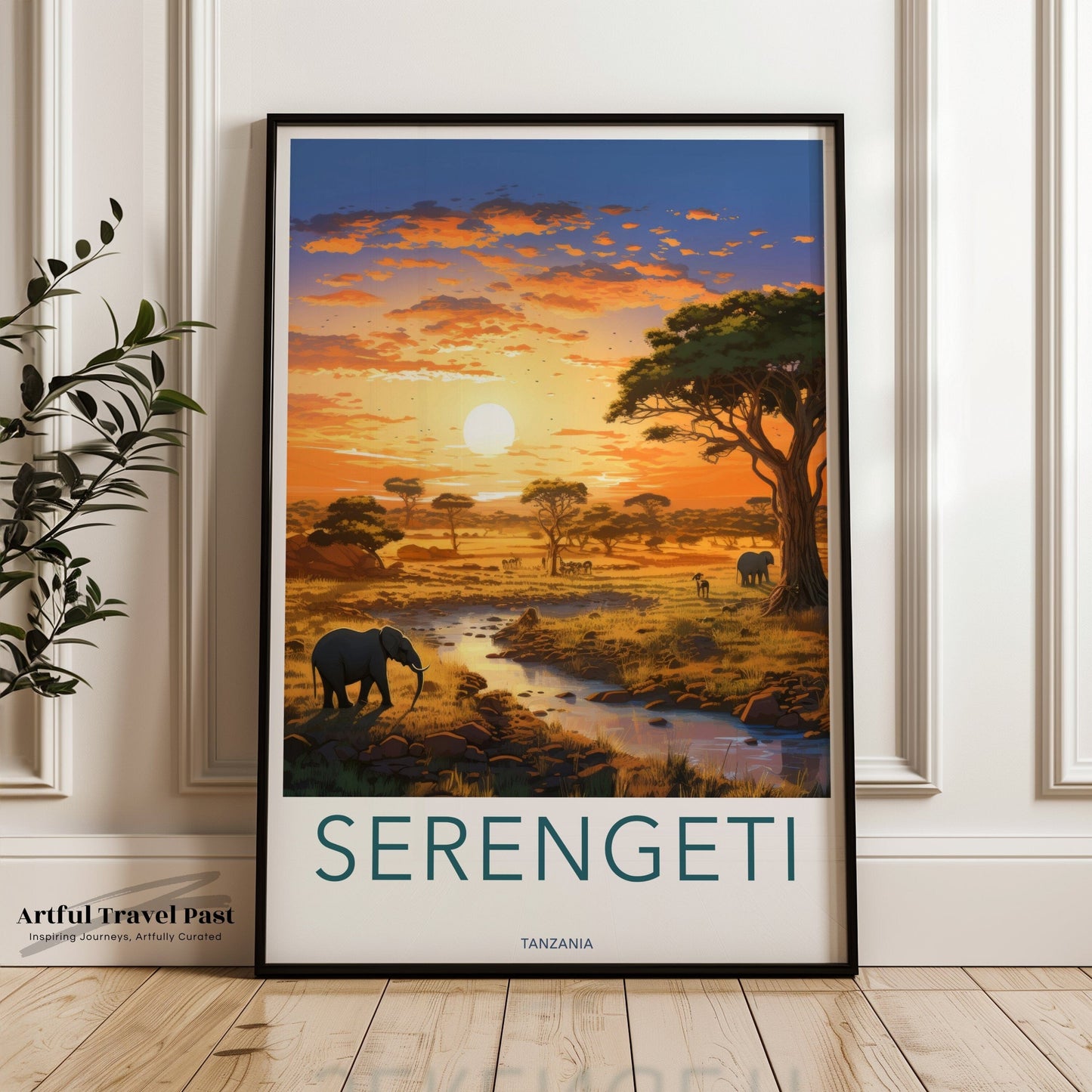 Serengeti Poster - Tanzania Wall Art