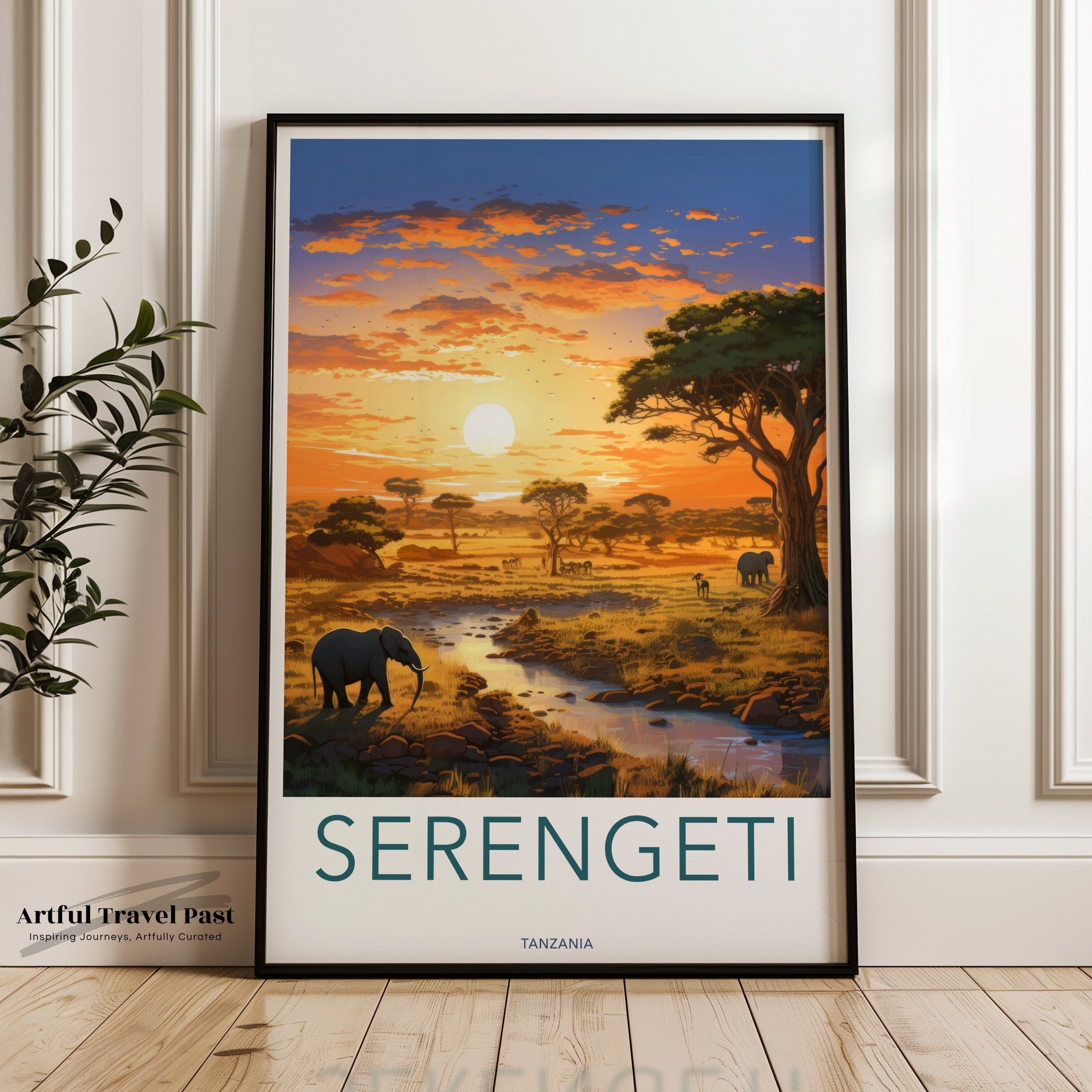 Serengeti Poster - Tanzania Wall Art