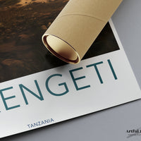 Serengeti Poster - Tanzania Wall Art