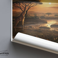 Serengeti Poster - Tanzania Wall Art
