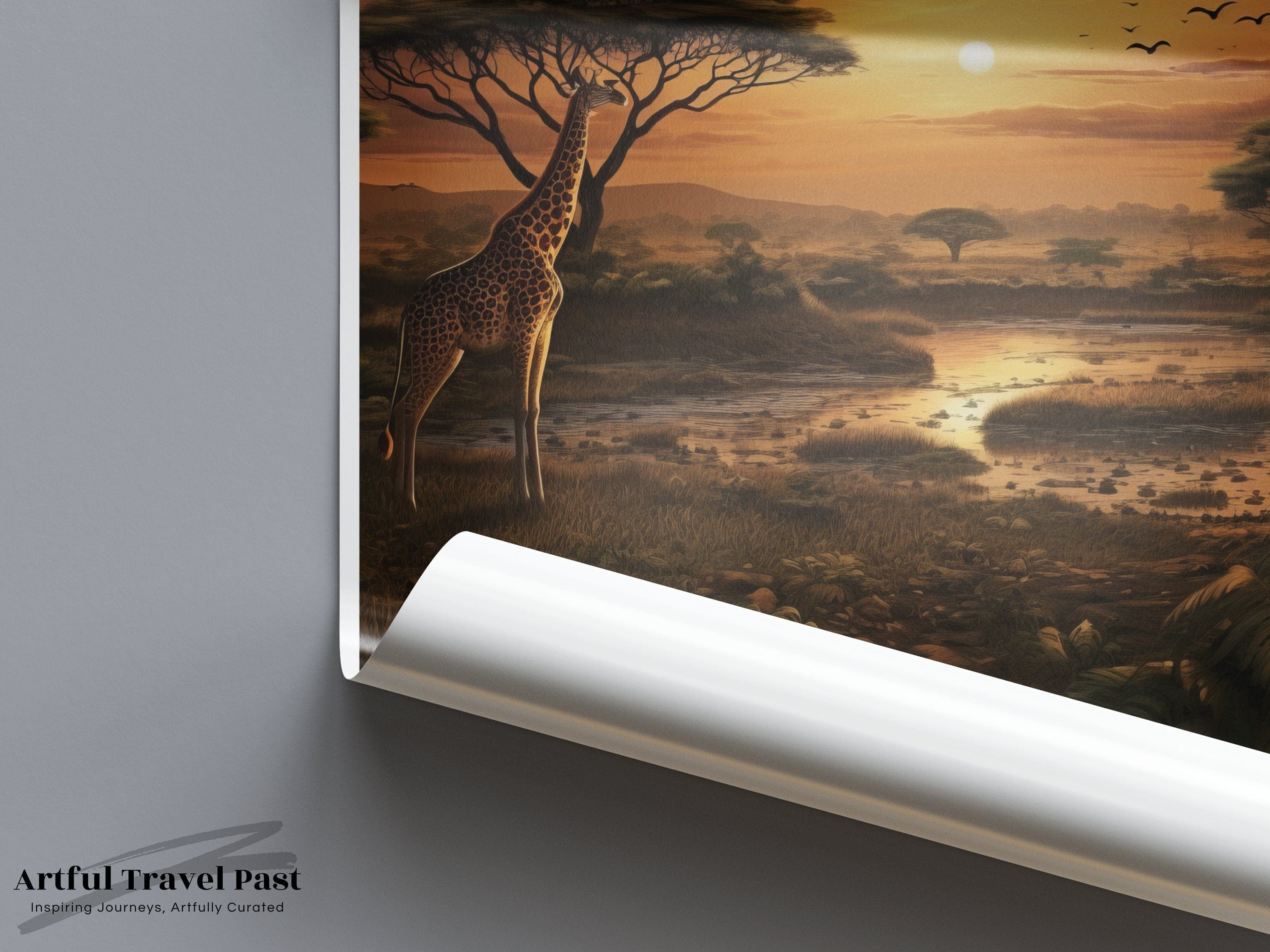 Serengeti Poster - Tanzania Wall Art