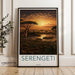 Serengeti Poster - Tanzania Wall Art