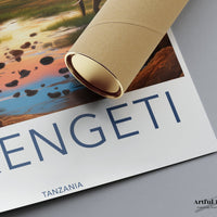 Serengeti Poster | Tanzania Wall Art | Africa Decor