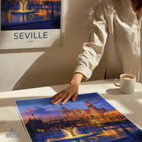 Seville Poster | Spain Wall Art | Europe Decor