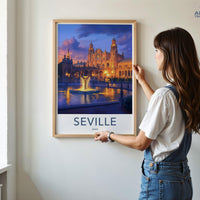 Seville Poster | Spain Wall Art | Europe Decor