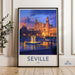 Seville Poster | Spain Wall Art | Europe Decor