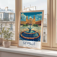 Seville Poster | Spain Wall Art | Europe Decor