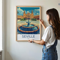 Seville Poster | Spain Wall Art | Europe Decor