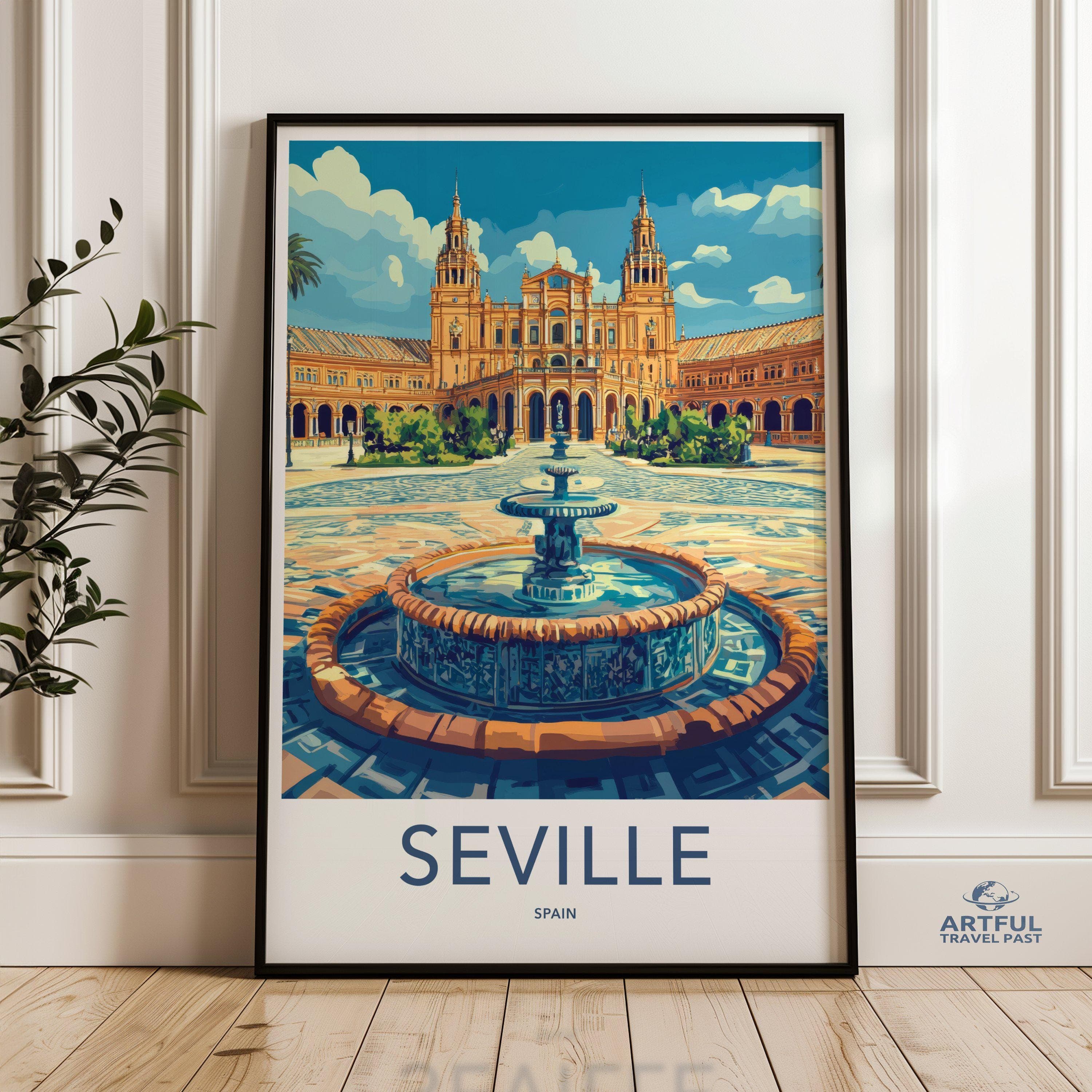 Seville Poster | Spain Wall Art | Europe Decor