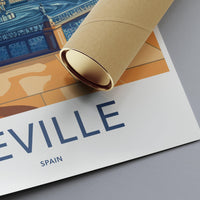 Seville Poster | Spain Wall Art | Europe Decor