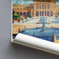 Seville Poster | Spain Wall Art | Europe Decor