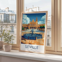 Seville Poster | Spain Wall Art | Europe Decor