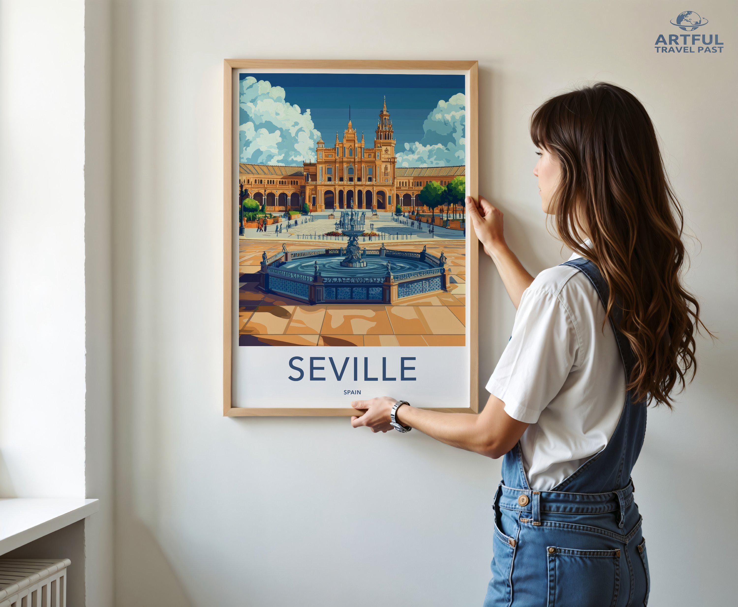 Seville Poster | Spain Wall Art | Europe Decor