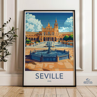 Seville Poster | Spain Wall Art | Europe Decor