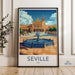 Seville Poster | Spain Wall Art | Europe Decor