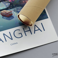 Shanghai Poster - China Wall Art