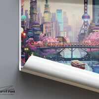 Shanghai Poster - China Wall Art