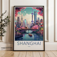 Shanghai Poster - China Wall Art