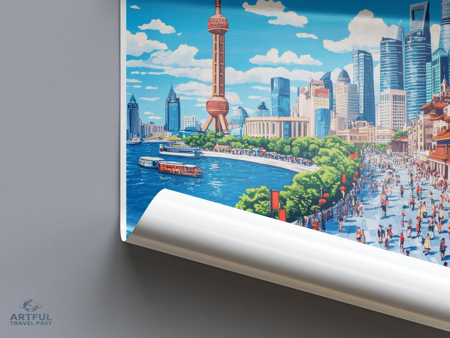 Shanghai Poster - China Wall Art