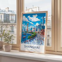 Shanghai Poster - China Wall Art