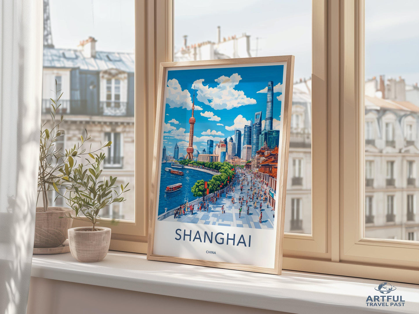 Shanghai Poster - China Wall Art