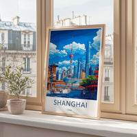 Shanghai Poster - China Wall Art