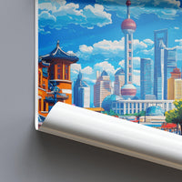 Shanghai Poster - China Wall Art