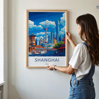 Shanghai Poster - China Wall Art