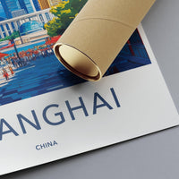 Shanghai Poster - China Wall Art