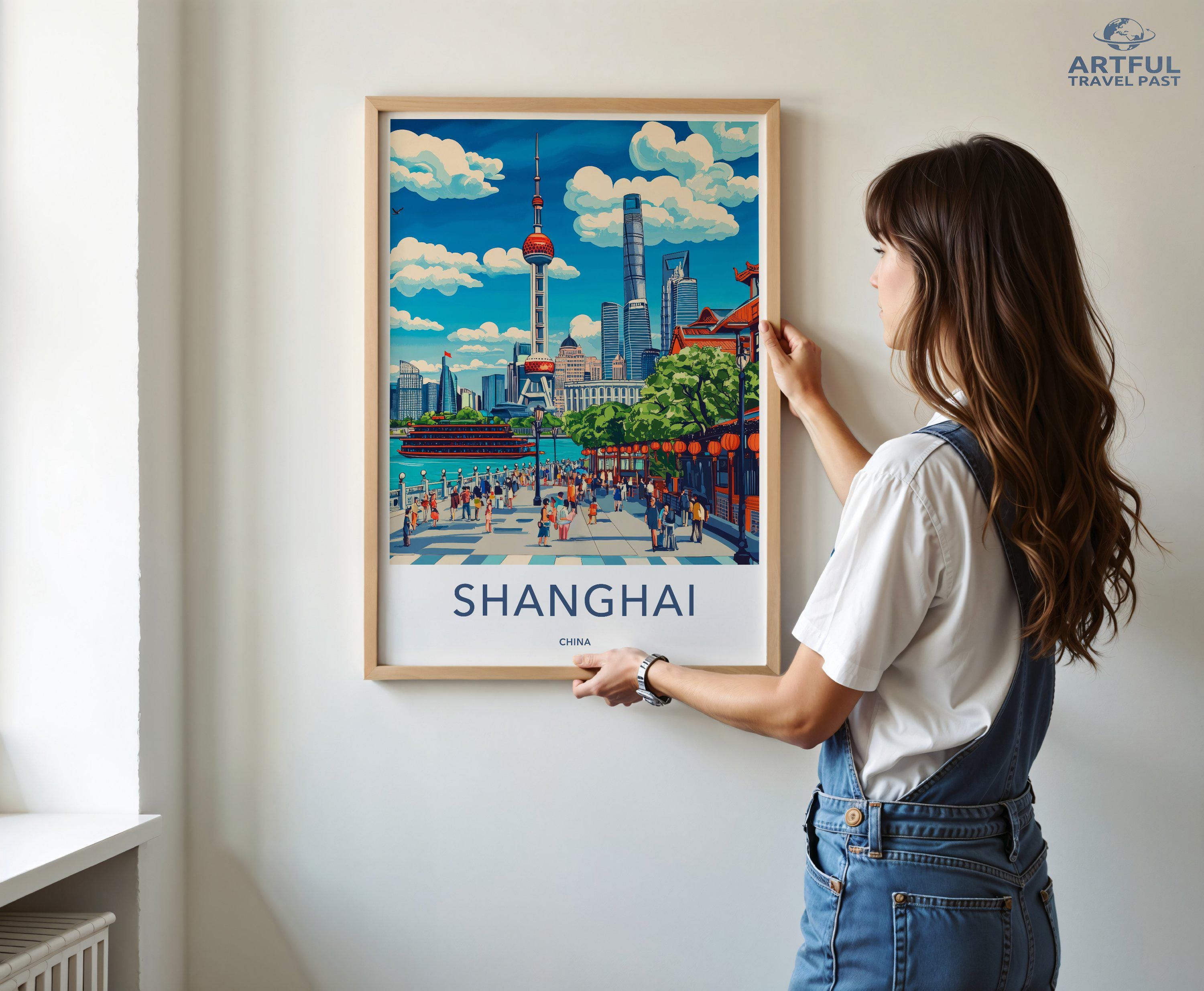 Shanghai Poster - China Wall Art