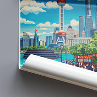 Shanghai Poster - China Wall Art