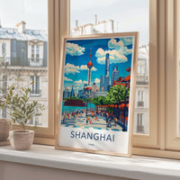 Shanghai Poster - China Wall Art