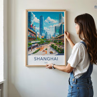Shanghai Poster - China Wall Art