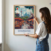 Shanghai Poster - China Wall Art