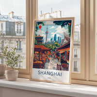 Shanghai Poster - China Wall Art