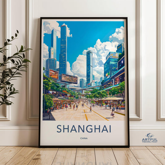 Shanghai Poster - China Wall Art