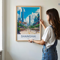 Shanghai Poster - China Wall Art