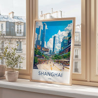Shanghai Poster - China Wall Art
