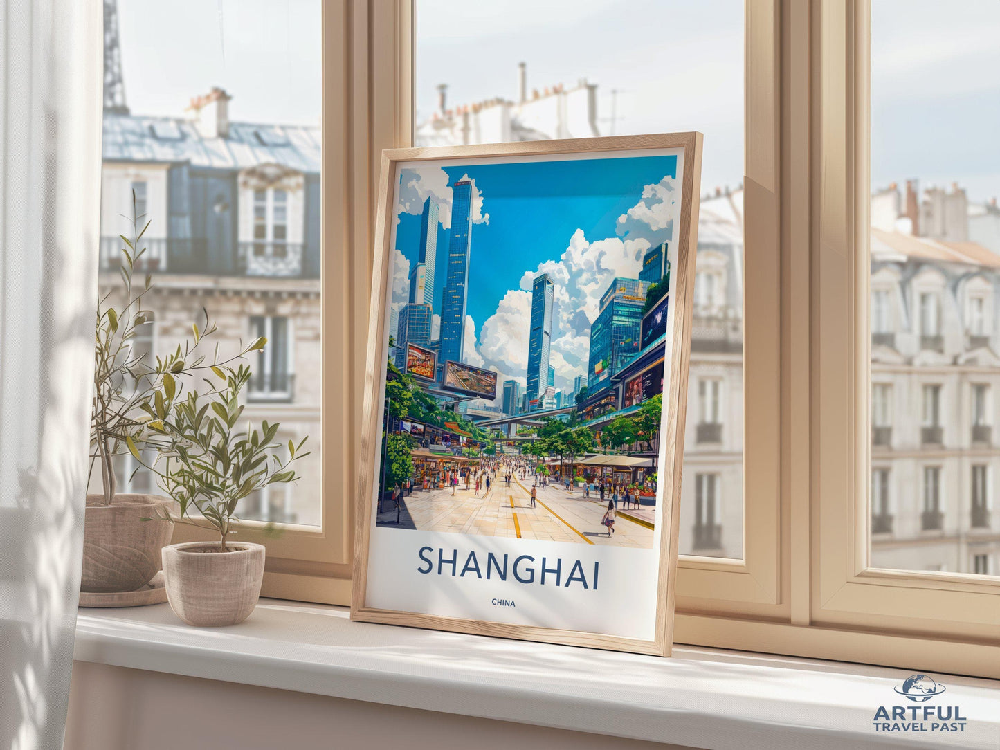 Shanghai Poster - China Wall Art