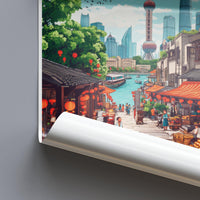 Shanghai Poster - China Wall Art