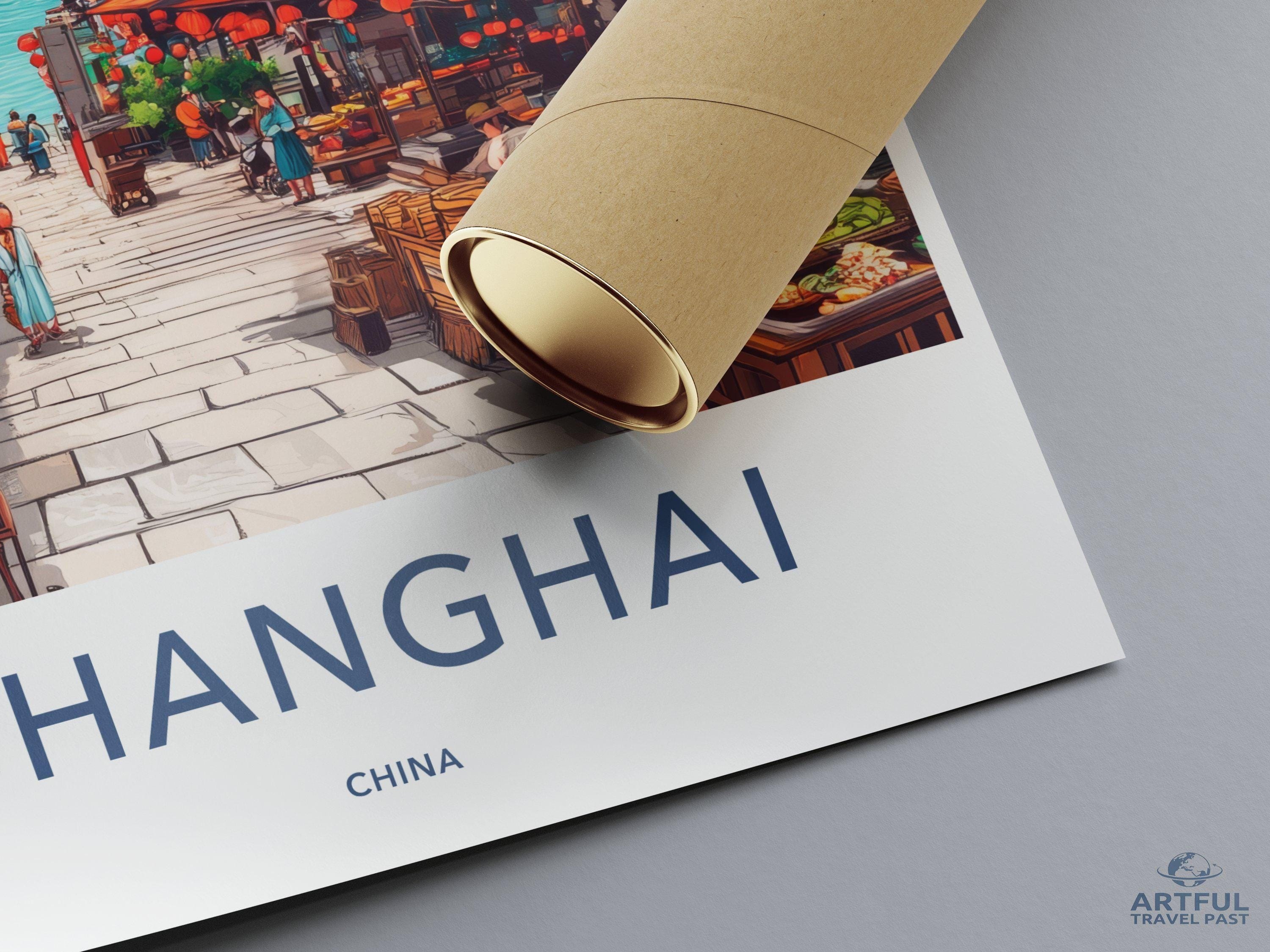 Shanghai Poster - China Wall Art
