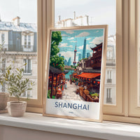Shanghai Poster - China Wall Art