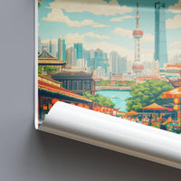 Shanghai Poster - China Wall Art
