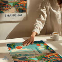 Shanghai Poster - China Wall Art