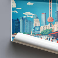 Shanghai Poster - China Wall Art