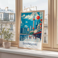Shanghai Poster - China Wall Art