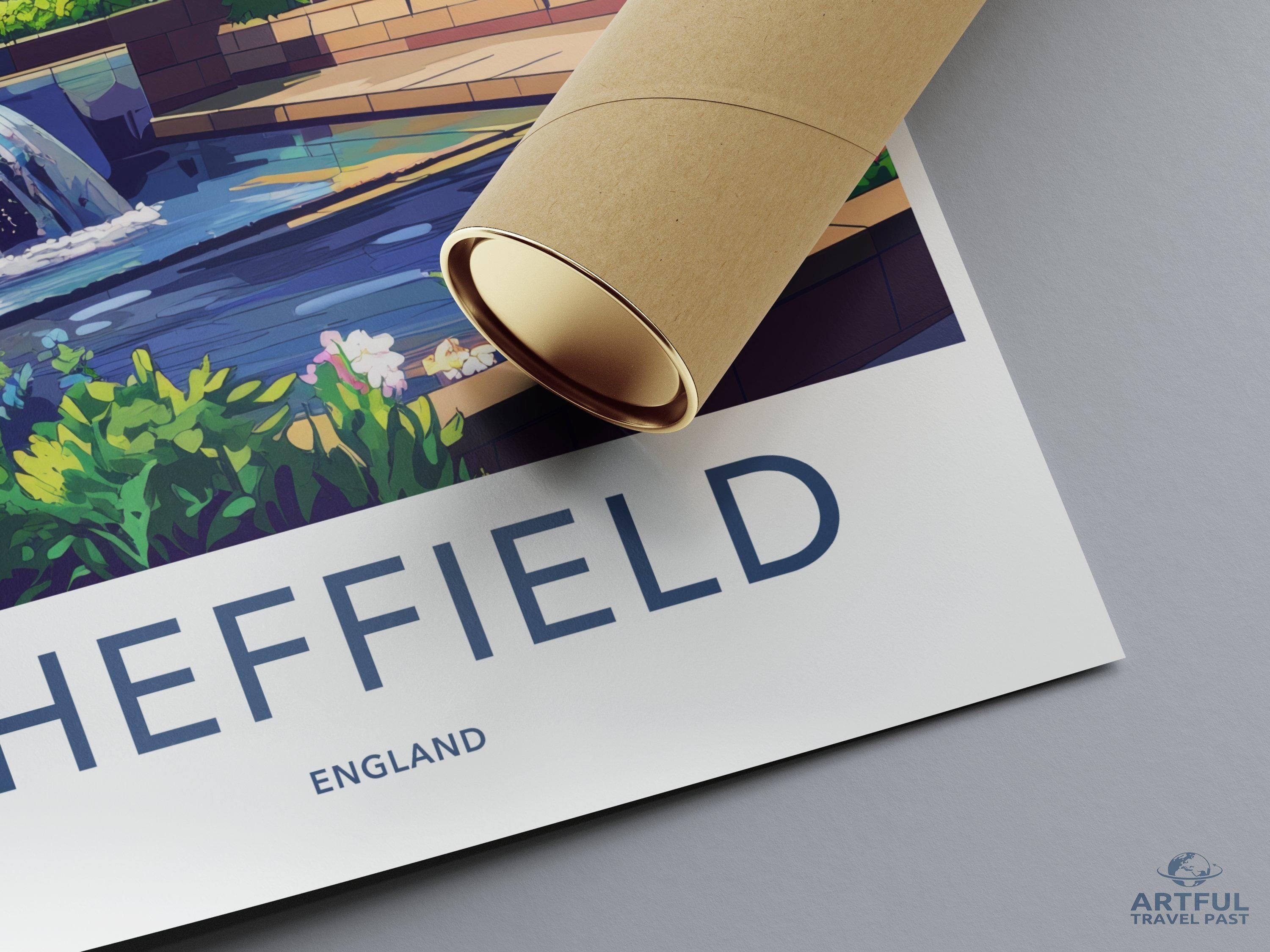 Sheffield Poster - England Wall Art